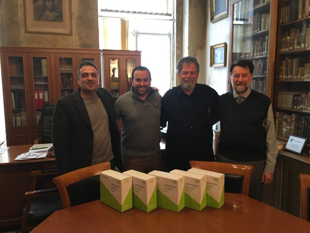 CSNTM team members and librarians.